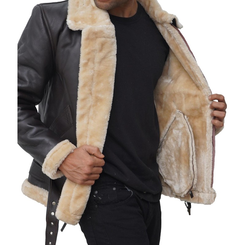 fjackets Tomas Shearling Dark Brown RL | [1102334] L