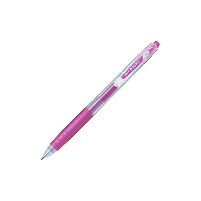 Pilot Pop'Lol Gel Pen, Nib Size 0.7 mm, Metallic Pink
