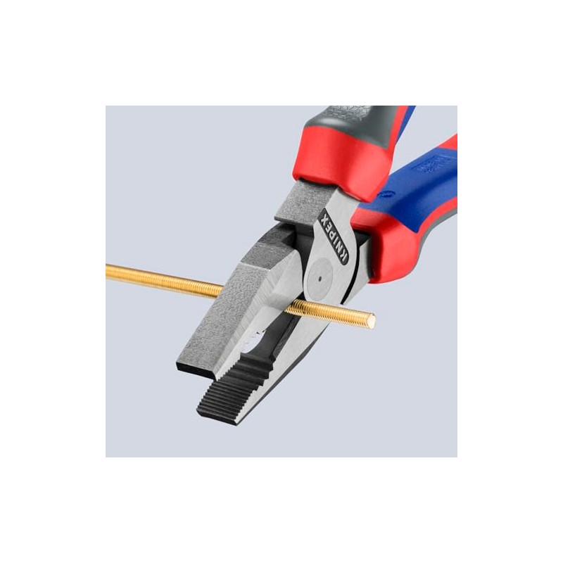 KNIPEX Herramientas - Alicates combinados de alto apalancamiento, multicomponente (202200),