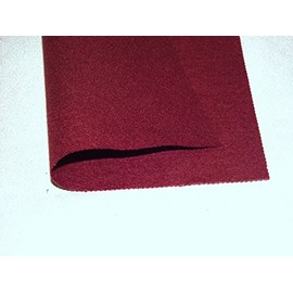 Acrylic Felt Baize Craft/Poker Fabric Material - Burgundy Wine, 1Mtr - 150cmx100cm