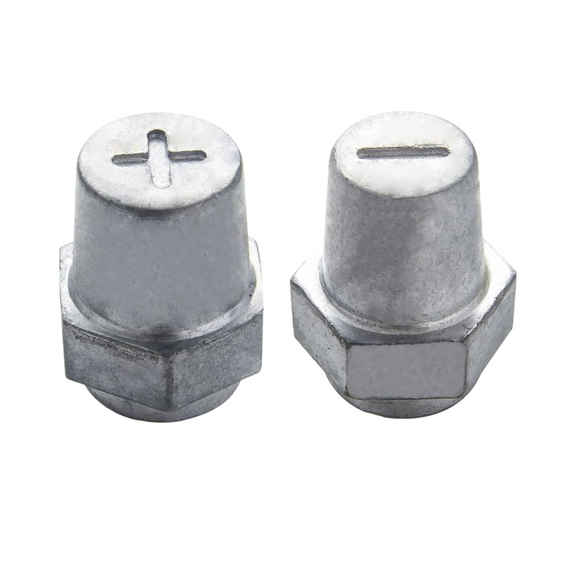 Ampper 3/8"-16 Thread Female Lead Battery Terminal Post Adapter Battery