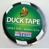 Duck Black & White Stripes Duct Tape Roll 1.88" x