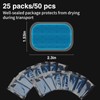50Pcs Abs Stimulator Training Replacement Gel Sheet Pads for Abdominal