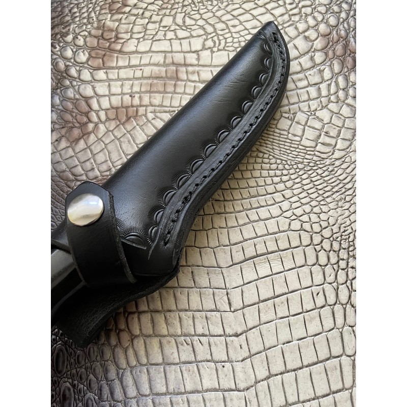 Custom Leather Right Hand Knife Sheath Fits Buck 105 or