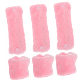 Baluue 6pcs Coral Fleece Curlers for Effortless Waves Soft and Comfortable Sleep Rollers for All Hair Types and Lengths for Overnight Styling