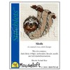 Mouseloft Mini Cross Stitch Kit - Sloth, Stitchlets Collection
