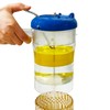 Glass Fat Gravy Separator, 4Cup, 304 Stainless Steel Strainer