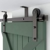 TSMST 10ft Ceiling Mount Sliding Barn Door Hardware fit 60"