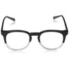 A.J. Morgan Eyewear Noir-Reading Glasses Square, Black/Crystal, 50-18-145mm + 1.5