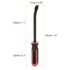 sourcing map Angled Tip Pry Bar 12 Inch CR-V Curved