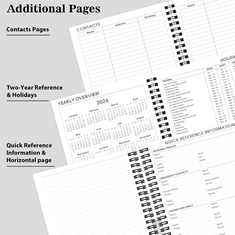 2026-2027 Planner - Weekly & Monthly Academic Planner 2026-2027, From