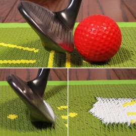 Golf Practice Equipment Exercise Mat Golf Mat Solid Contact Swing Correction Duffly Miss Shot Turf Trace Glance Hand Fast Training Mat