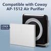 3 Pack AP-1512HH Replacement Filter Compatible with Coway Airmega AP-1512HH