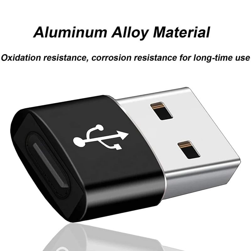4pcs Audio Fan USB C Female to USB Male Adapter