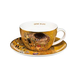 Gustav Klimt Goebel Artis Orbis Der Kuss - Teetasse Bunt