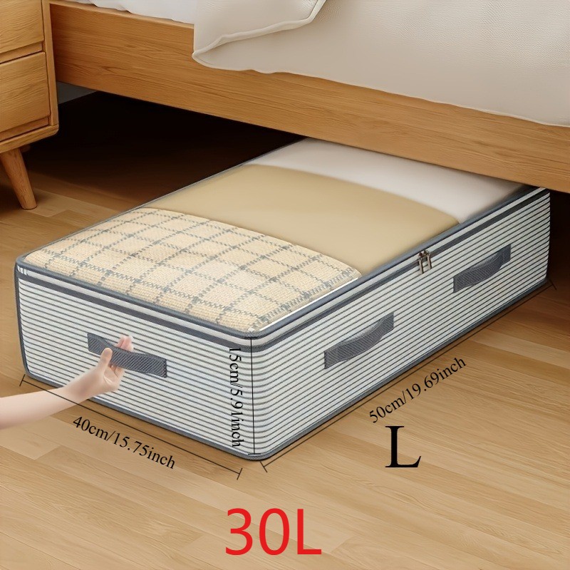 Closiq Large Capacity Clothes Storage Bag – Clear Window for