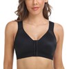 DotVol Women's Front Closure Bra Back Support Posture Correction Bra
