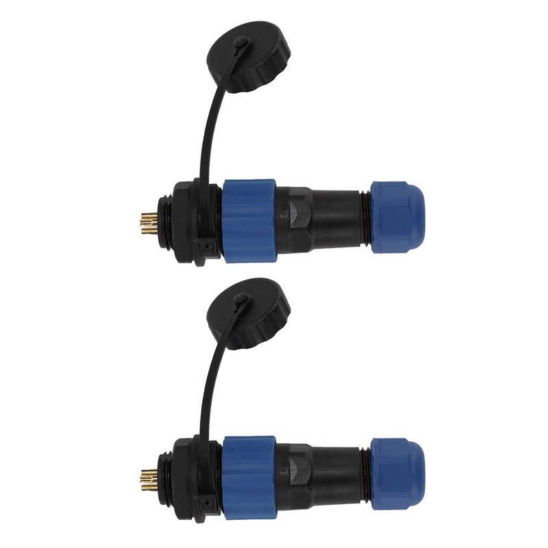 2Pcs SD16 IP68 Waterproof Aviation Connector SD16 Female Plug Male