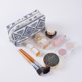 SSKHE Small Makeup Bag for Purse, Toiletry Bag for Women, Travel Wash Bag, Makeup Bags, Mini Cosmetic Bag Zipper Pouch for Women for Toiletries, Toiletry Bags for Travelling