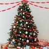jiebor Christmas Streamers Red Crepe Paper Streamers 492ft 6 Rolls