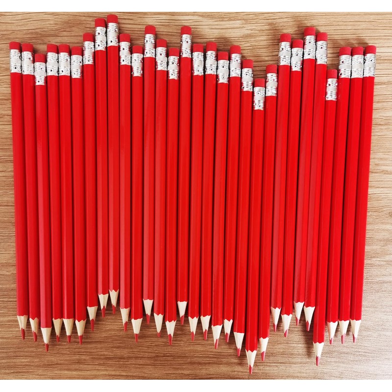 Adhere 25pcs Checking Pencils advertising pencil Erasable Pre-Sharpened #2 HB
