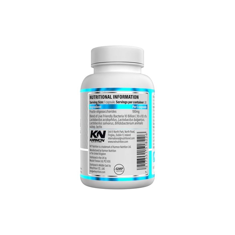 NXT Nutrition Live Friendly Bacteria - 10 Billion CFU Probiotic