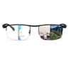 KISSOUL Photochromic Progressive Multifocus Reading Glasses Anti-blue Light Transition Multifocal