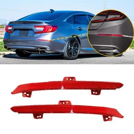 SKKYORO Rear Bumper Reflector For Honda Accord 2018 2019 2020 2021 HO1184113 HO1185113 33555-TVA-A01 33505-TVA-A01 Driver and Passenger Side