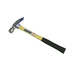 Vaughan 105-38 FS999ML Straight Claw Fiberglass Hammer, Milled Face, 20-Ounce