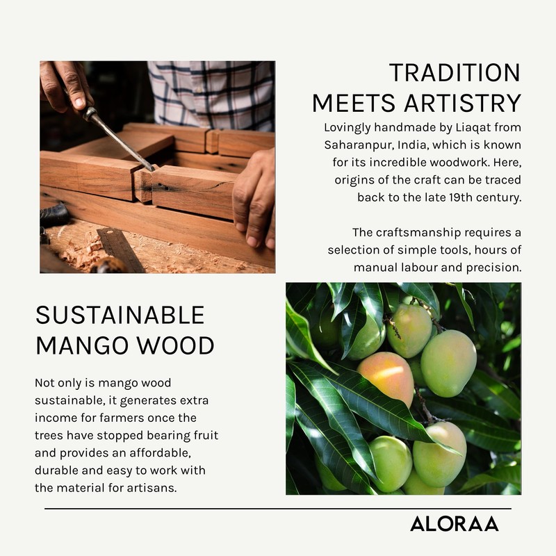 Hand Carved Mandala Coasters (set of 4)