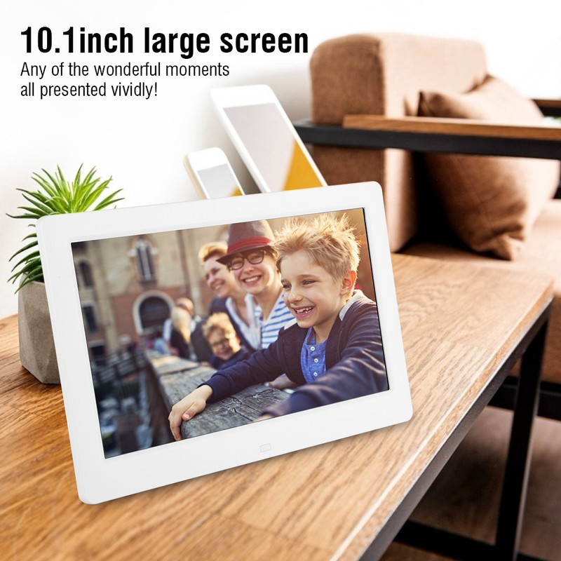 10.1Inch 1024*600 Digital Photo Picture Frame Alarm Clock Player Album
