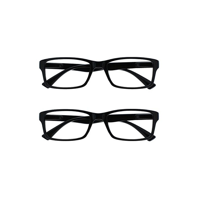 Die Lesebrille Unternehmen Schwarz Leser Wert 2er-Pack Herren Frauen UVR2092BK