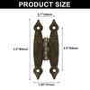 Murtenze 4 Pack 3.5 Inch Bronze Antique H Hinges Cold