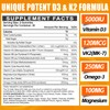 Vitamin D3 K2 Gummies for Adults - Vitamin D3 5000IU