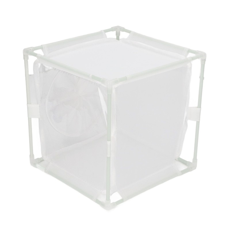 Insect Observation Cage PVC Mesh White Reusable Butterfly Habitat Breeding