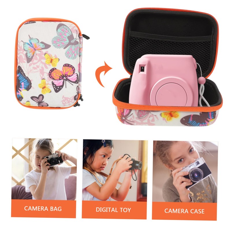 Tofficu Camera Case Zipper Bag Portable Outdoor Camera Pouch for