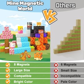 Magnetic Tiles Building Blocks Toddler Toys STEM Sensory Outdoor Toys for 3+ Year Old Boys & Girls, Creative Kids Games Kids Toys