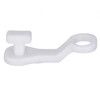 Curtain Glider Hooks White Plastic Curtain Hook, Pack of 50