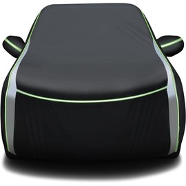 Cartist Full Car Cover Fits for Chevy Suburban 1973-2025 2026 Accessories All Weather Car Covers Outdoor for Suburban Waterproof UV Protection with Zipper & Reflective Safety Strips