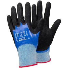Ejendals 737-8 Size 8 "Tegera 737" Synthetic Glove - Black/Blue