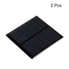 sourcing map Mini Solar Panel Cell 3V 210mA 0.63W 70mm