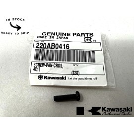 Cyclemax Kawasaki Genuine OEM Cross Pan Screw 220AB0416