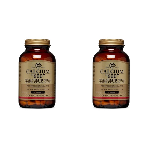 Calcium"600" (Oyster Shell Calcium) 120 Tabs 2-Pack