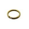 CHAOS Key Ring Keychain Parts, 0.6 inches (16 mm), Brass,