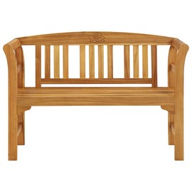 SKM Garden Bench Natural Wood Solid Acacia Wood Medium Durable,Brown (Weight 24.25KG)-6497