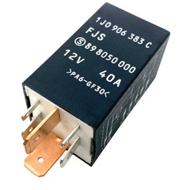 409# 1J0906383C Relay 12VDC 40A 7-Pin Compatible with Some Volkswagen Vehicles，Replace 1J0906383B 1J0906383