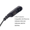 G Shape Earpiece Two Way Radio Headset 6 Pins Surveillance