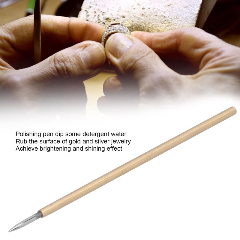 Burnishing Jewelery Tool Steel Burnishers Polishing Tool for Rings Bracelet