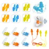 12 Pares De Tapones De Silicona Con Cuerda, Reutilizables Para