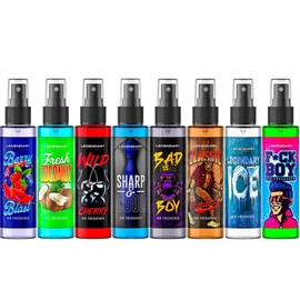 Legendary 4oz Car Air Fresheners Spray - Odor Eliminator - Daily Use - Premium Fragrances Spray:_Sharp & Cool
